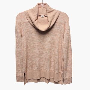 Rayon Thermal Knit Cowl Sweatshirt Pullover